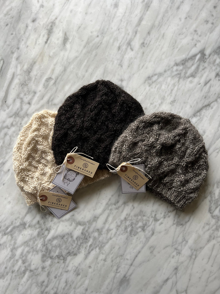 Leicester Longwool Cabled Hat | Tasha