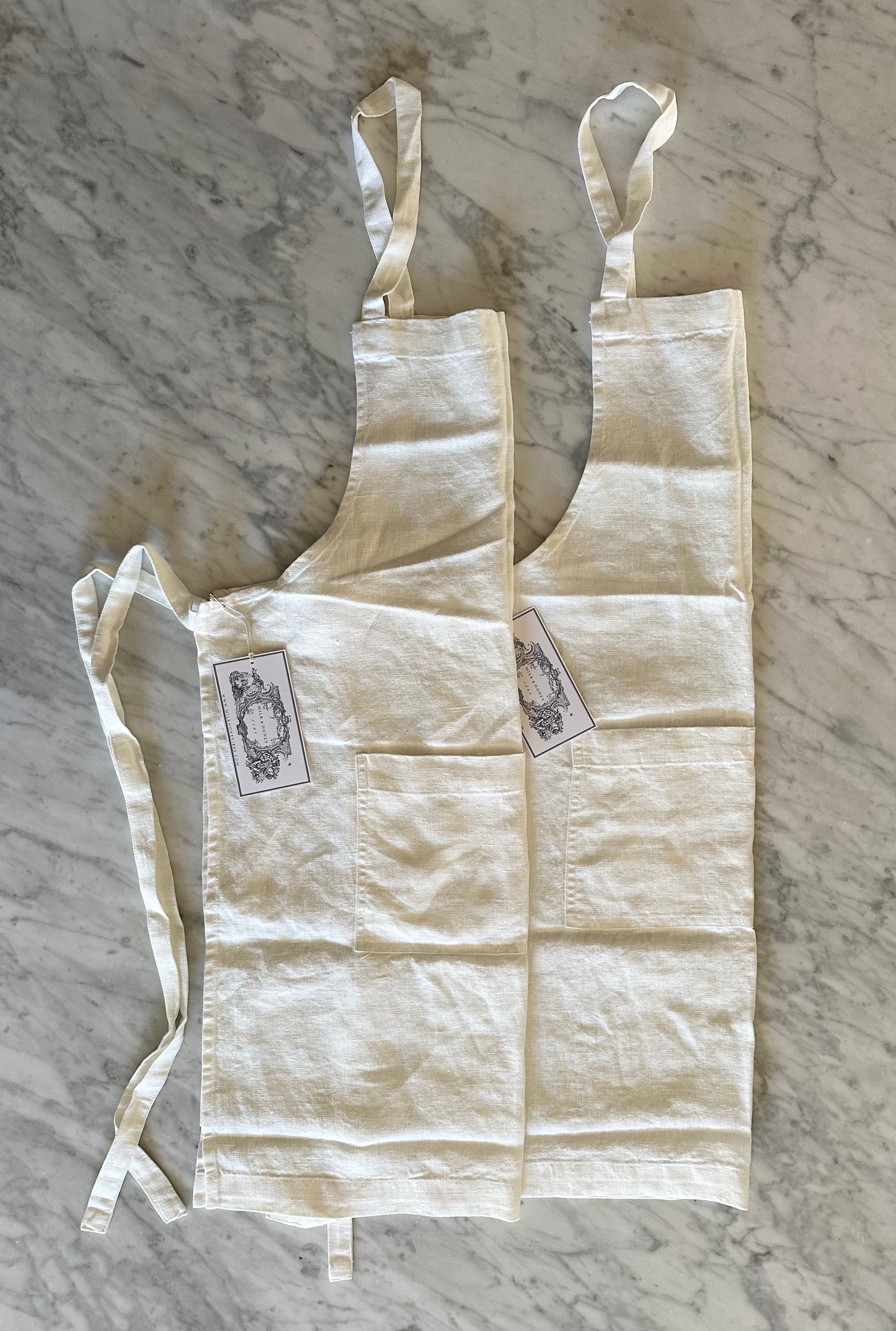 European Linen Aprons | Milk & Honey 1860
