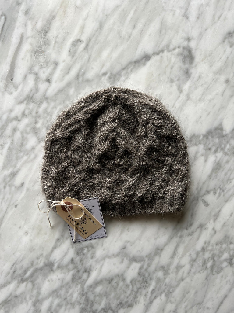 Leicester Longwool Cabled Hat | Tasha